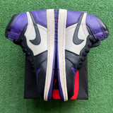 Jordan Court Purple 1s Size 9.5