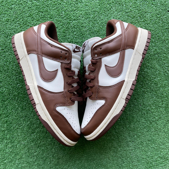 Nike Cacao Low Dunks Size 9W/7.5M