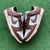 Nike Cacao Low Dunks Size 9W/7.5M
