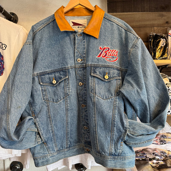 Vintage Buffalo Bills Jean Jacket Size XL
