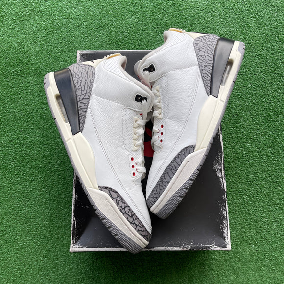 Jordan Reimagined White Cement 3s Size 12