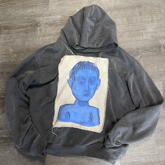 Blue Boii Hoodie Size L