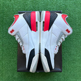 Jordan Fire Red 3s Size 11
