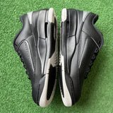 Jordan Black Metallic Silver Black Low 2s Size 6.5Y