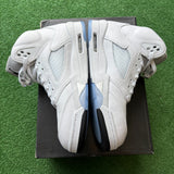 Jordan White Metallic 5s Size 11