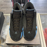 Jordan Black University Blue 14s Size 9