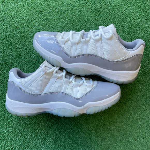 Jordan Cement Grey Low 11s Size 8.5