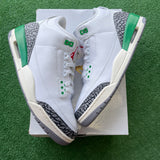 Jordan Lucky Green 3s Size 11W/9.5M