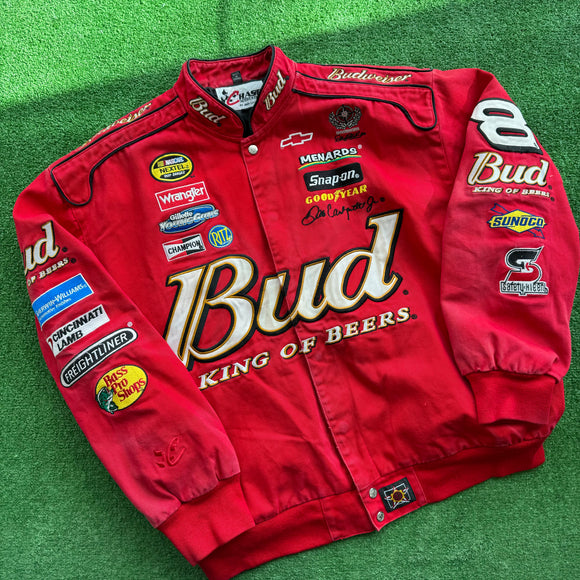 Vintage NASCAR Budweiser Jacket Size XL