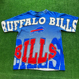 Vintage Buffalo Bills AOP Tee Size M