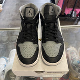 Jordan Particle Grey Mid 1s Size 10.5W / 9M