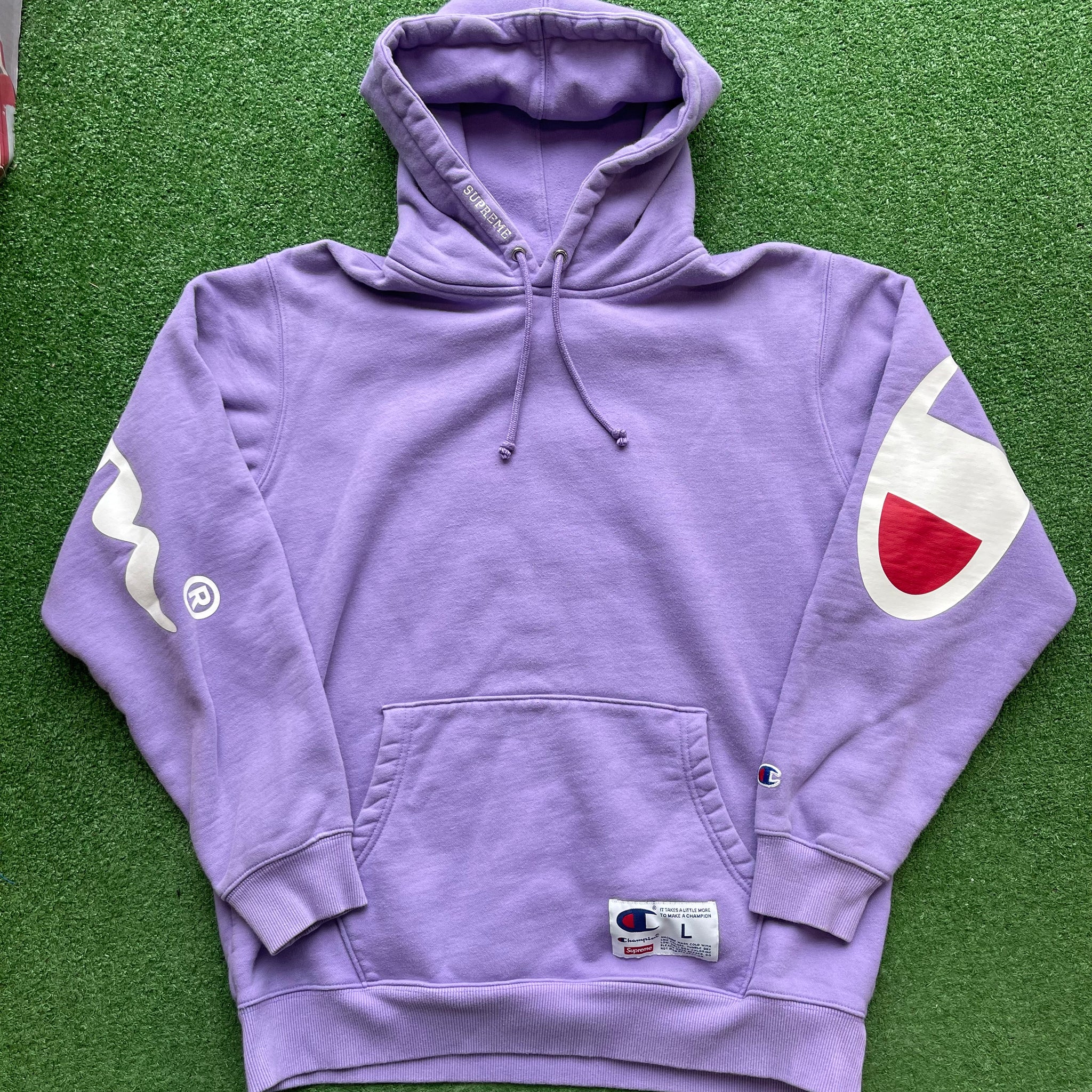 Supreme x Champion Hoodie Size L – My Cuzin Vintage Supreme x Champion Hoodie Size L – My Cuzin Vintage