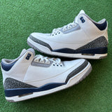 Jordan Midnight Navy 3s Size 10