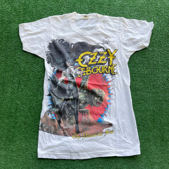 Vintage Ozzy Osbourne The Ultimate Tour Tee Size S