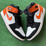 Jordan Black Star Starfish Mid 1s Size 10.5