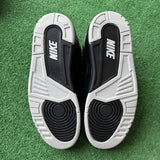 Jordan Black Metallic Silver Black Low 2s Size 6.5Y