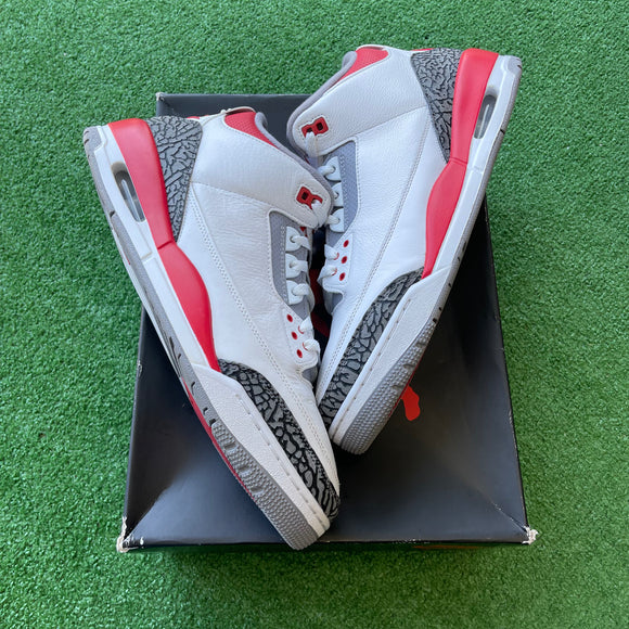 Jordan Fire Red 3s Size 13