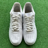 Nike White Low Air Force 1s Size 12