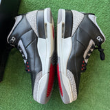 Jordan Black Cement 3s Size 10