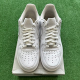 Nike White Low Air Force 1s Size 10.5