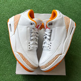 Jordan Orange Citrus 3s Size 12W/10.5M