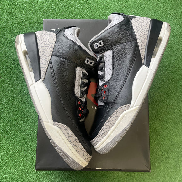 Jordan Black Cement 3s Size 9.5