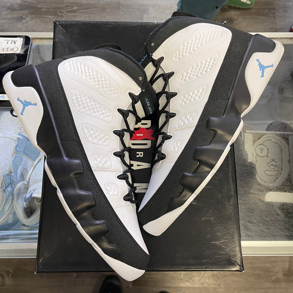 Jordan University Blue 9s Size 10.5