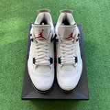 Jordan White Cement 4s Size 10