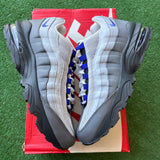 Nike Blue Grey Air Max 95s Size 6Y