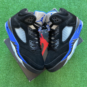Jordan Racer Blue 5s Size 10