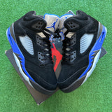 Jordan Racer Blue 5s Size 10