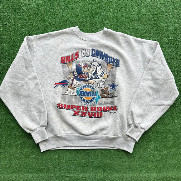 Vintage Buffalo Bills Super Bowl Crewneck Size XL