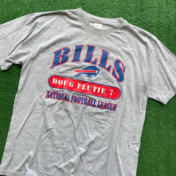 Vintage Buffalo Bills Doug Flutie Tee Size XL