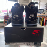 Jordan Reimagined Black Metallic 5s Size 7Y