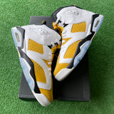 Jordan Yellow Ochre 6s Size 7Y