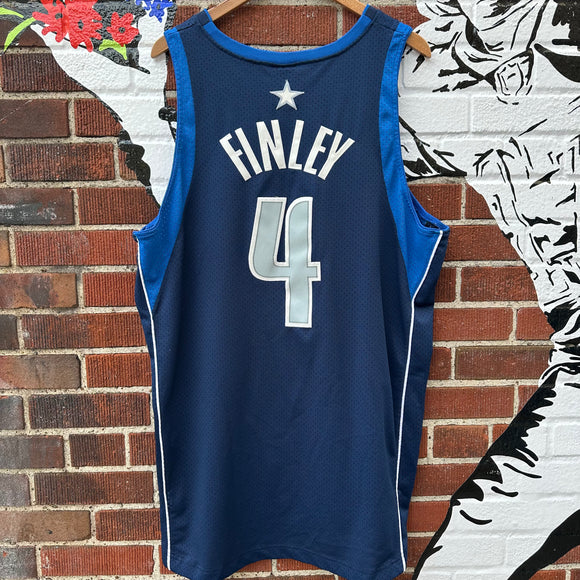 Vintage Dallas Mavericks Micheal Finley Jersey Size XXL
