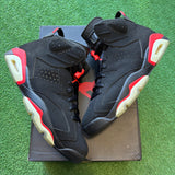 Jordan Black Infrared 6s Size 10