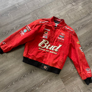 Vintage NASCAR Budweiser Jacket Size L