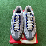 Nike Blue Grey Air Max 95s Size 6Y