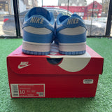 Nike UNC Low Dunks Size 10
