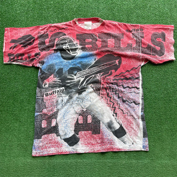 Vintage Buffalo Bills Jim Kelly Tee Size L