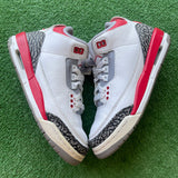 Jordan Fire Red 3s Size 4Y