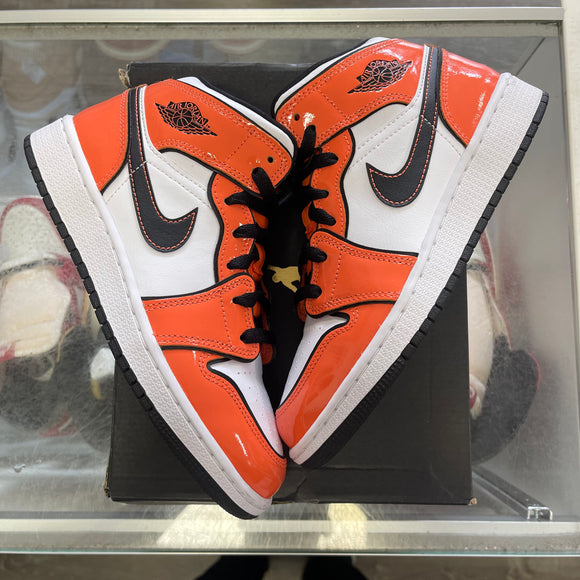 Jordan Turf Orange Mid 1s Size 4Y