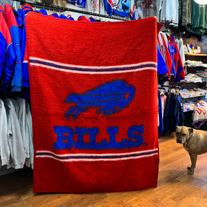 Vintage Buffalo Bills Throw Blanket