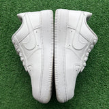 Nike White Low Air Force 1s Size 6