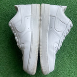 Nike White Air Force 1s Size 10