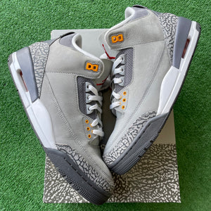 Jordan Cool Grey 3s Size 10