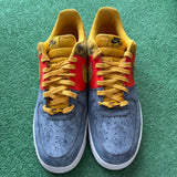 Nike Tie Dye Dark Sulfur Air Force 1s Size 14
