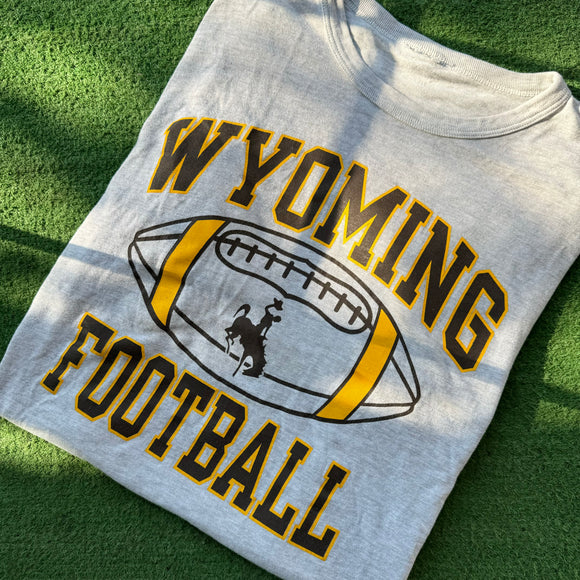 Vintage Wyoming Football Champion Tee Buffalo