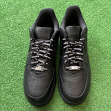 Nike Supreme Black Air Force 1s Size 10.5
